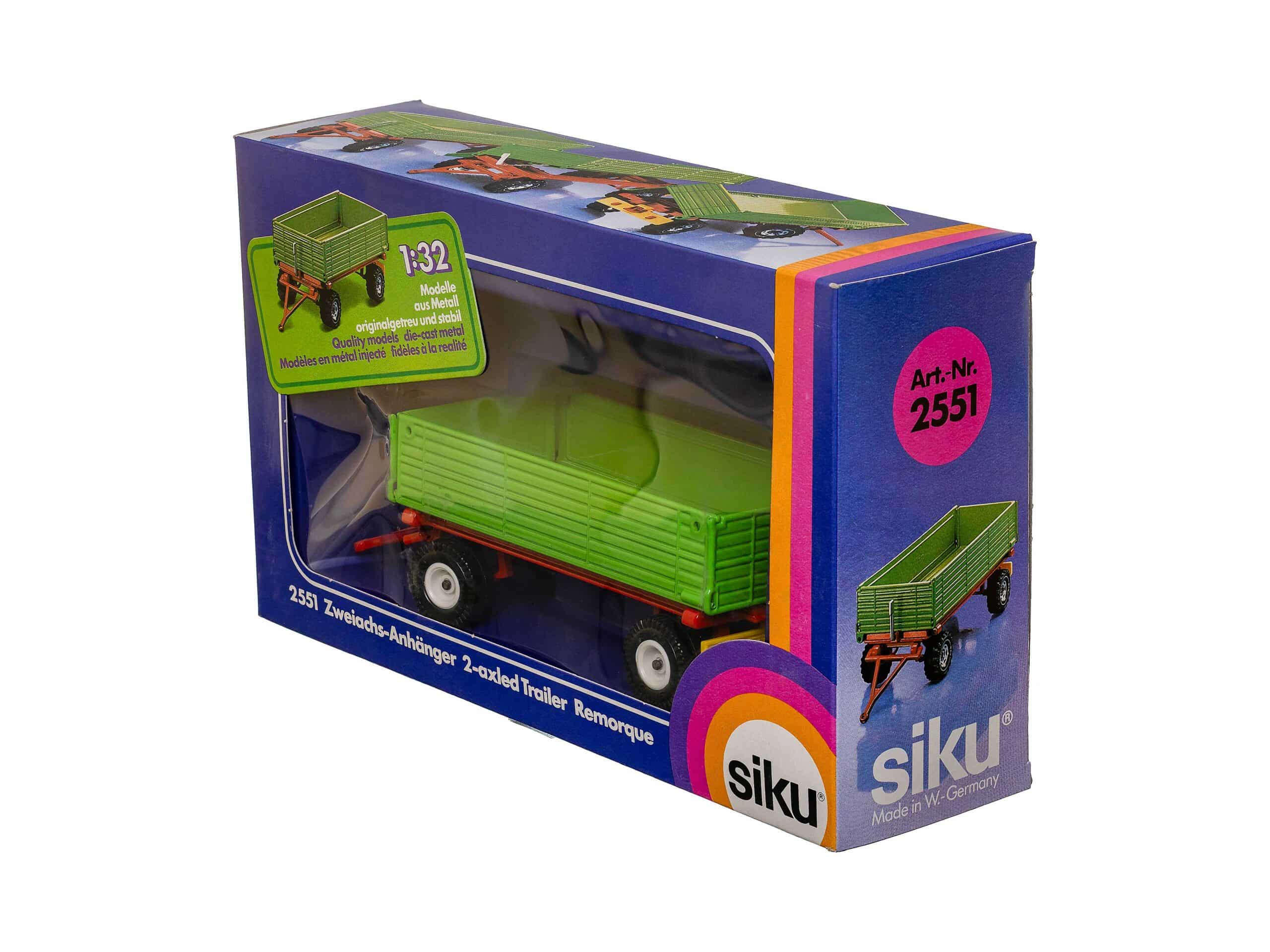 Siku Farmer 2551 Zweiachs Anhänger 1:32 OVP