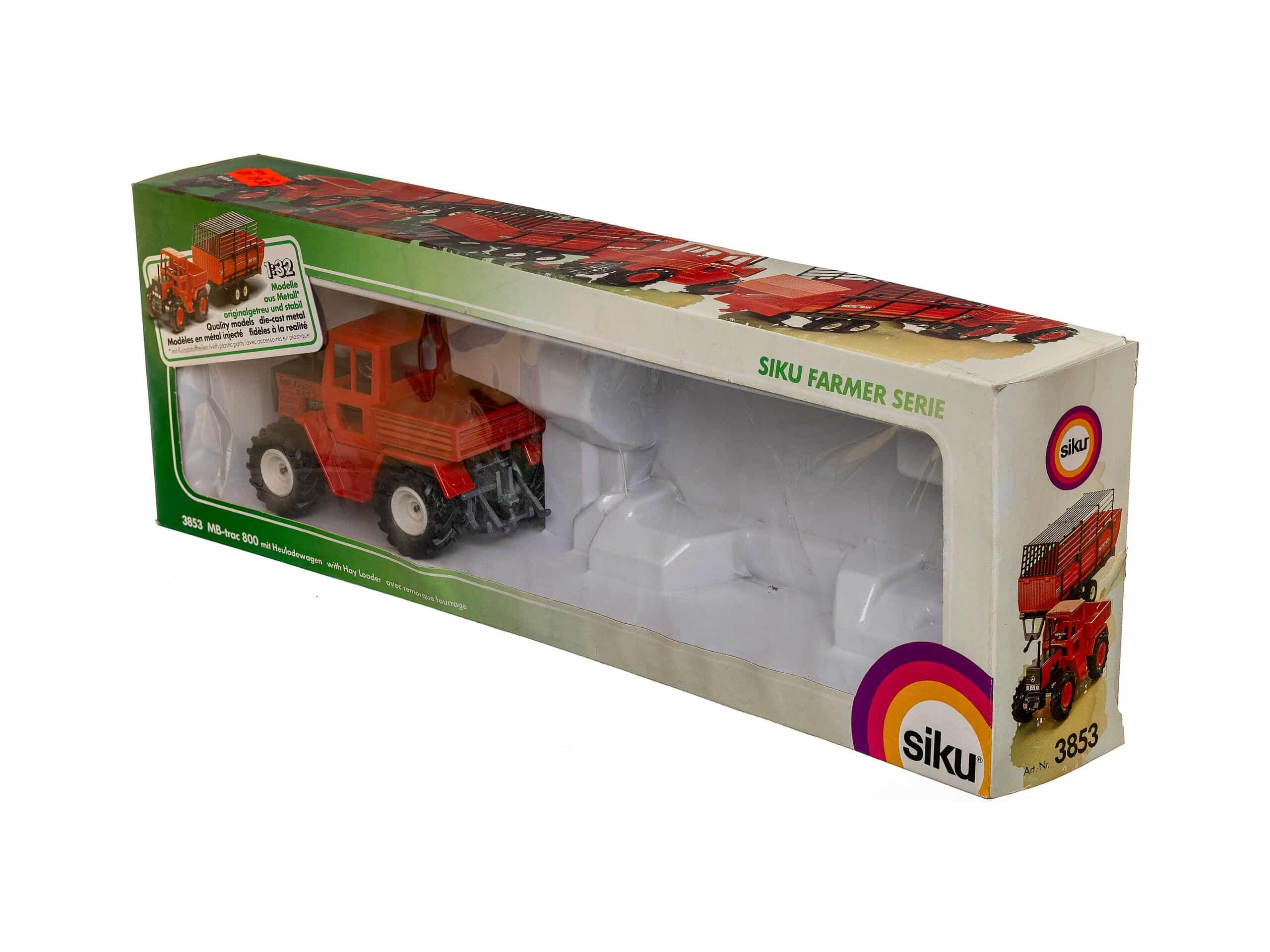Siku Farmer 3853 MB Trac 800 mit Heuladewagen OVP