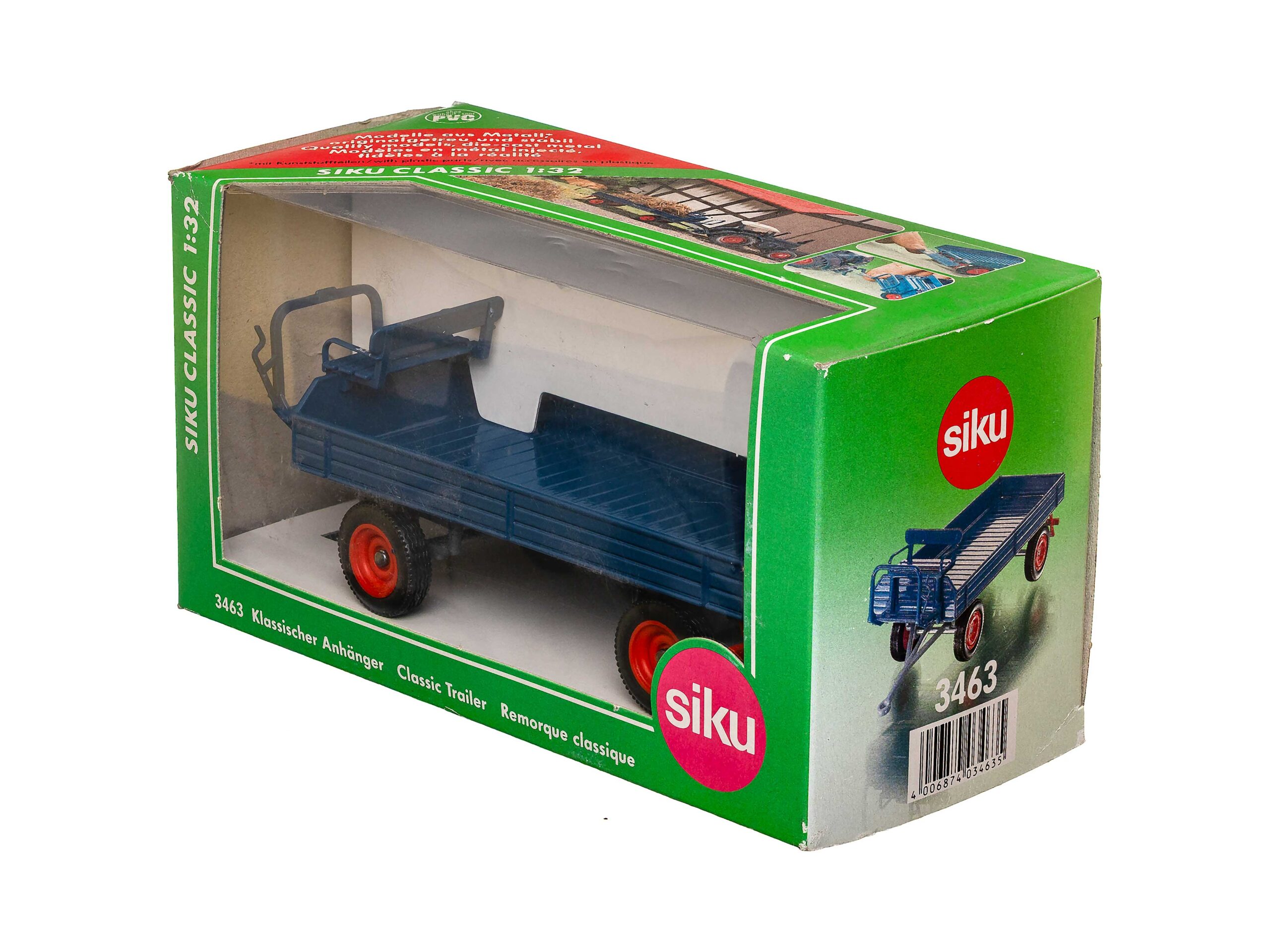 Siku Farmer 3463 Klassischer Anhänger für Traktor 1:32 OVP