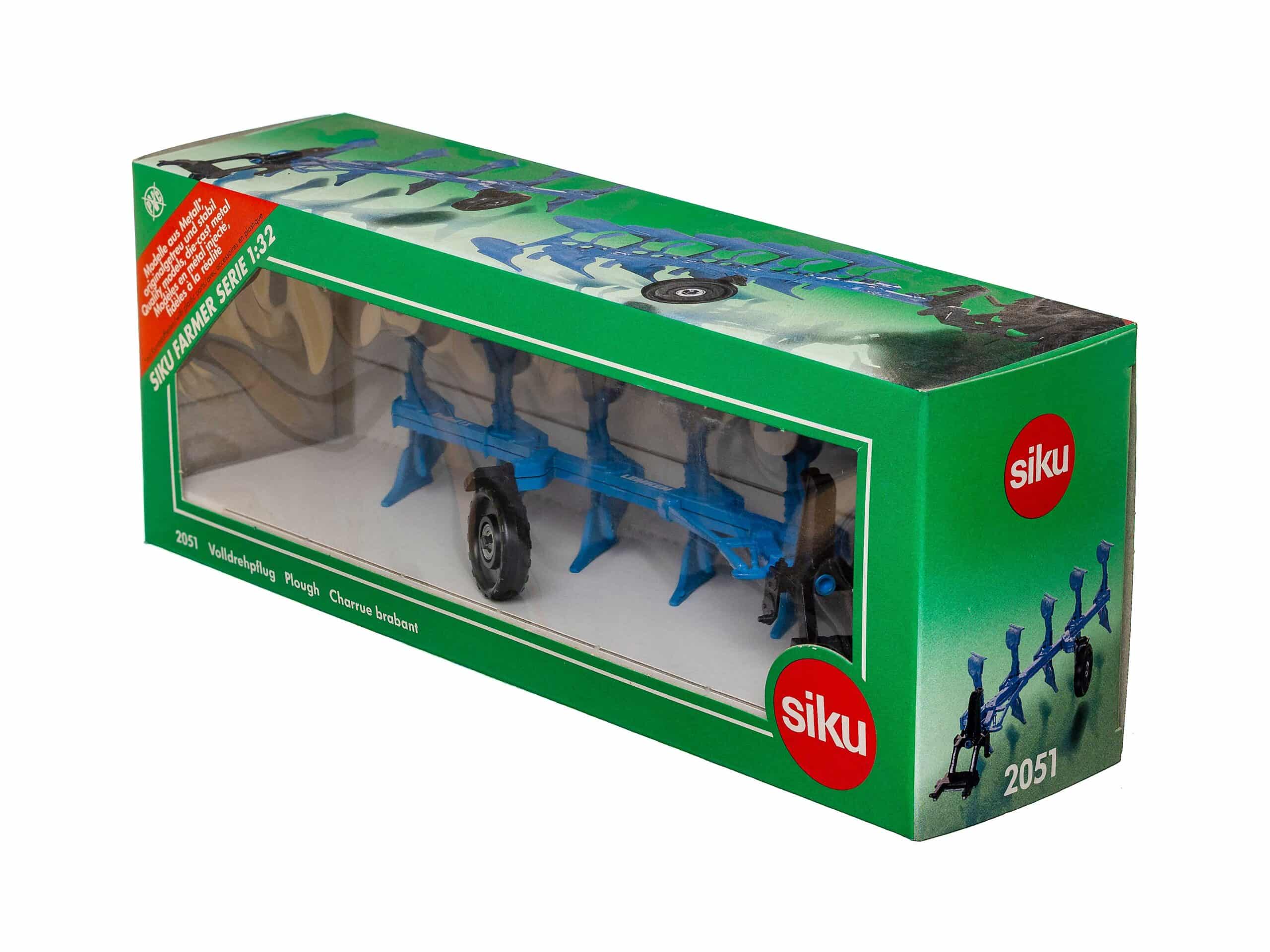 Siku Farmer 2051 Volldrehpflug 1:32 OVP